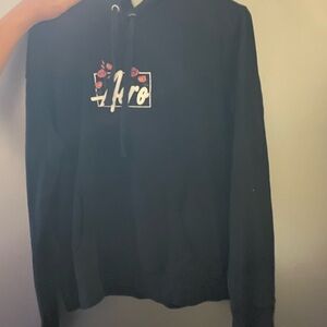 Black Afro Hoodie for kids